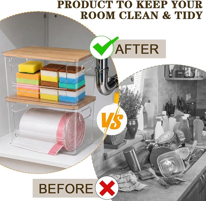 Trash Bag Dispenser Under Sink Organizer - Image 7