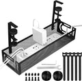 Cable Management Under Desk, Under Desk Cable Management Tray | No Drill Cable by Unknown