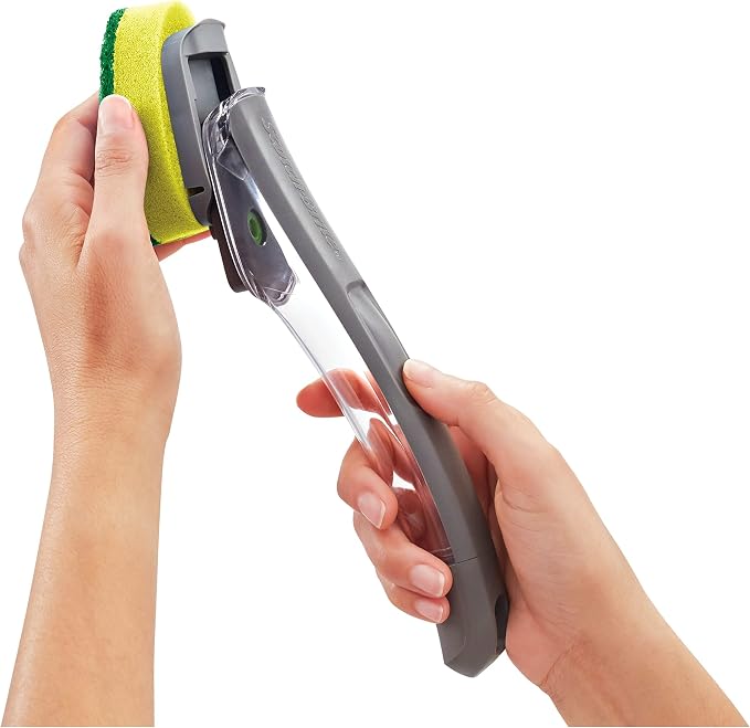 Scotch-Brite Heavy Duty Advanced Soap Control Dishwand Kit, Includes 1 Wand & 5 - Image 16