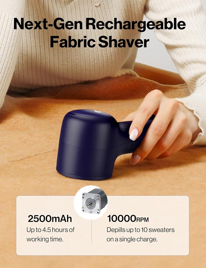 VASSON Fabric Shaver, Sweater Shavers to Remove Pilling, High-Perf Defuzzer - Image 2