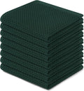 Homaxy 100% Cotton Waffle Weave Kitchen Dish Cloths 8-Pack, Ultra Soft by Homaxy