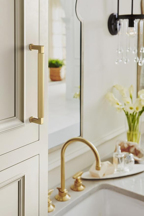 Amerock Ballard 6-5/16 inch (160mm) Center-to-Center Champagne Bronze Cabinet Pull, BP37645CZ