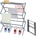 Oversize 3-Tier Clothes Drying Rack, No Install, Graphite | Expandable Design by APEXCHASER
