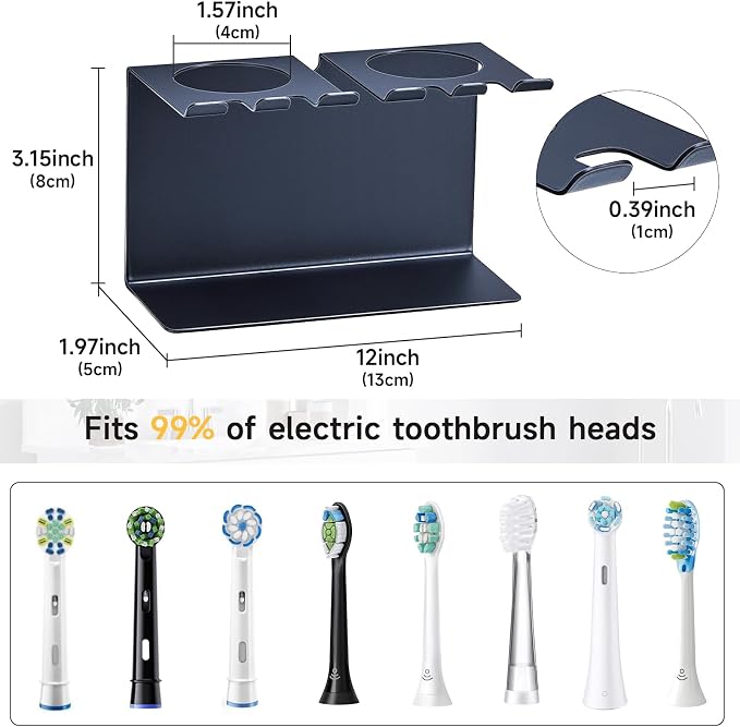 Electric Toothbrush Head Holders Desktop or Wall Mounted Electric Tooth Brush - Image 8