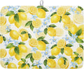 Kawani Lemon Dish Drying Mat 18x24 Inch Absorbent Reversible Summer Drying Mat by Kawani