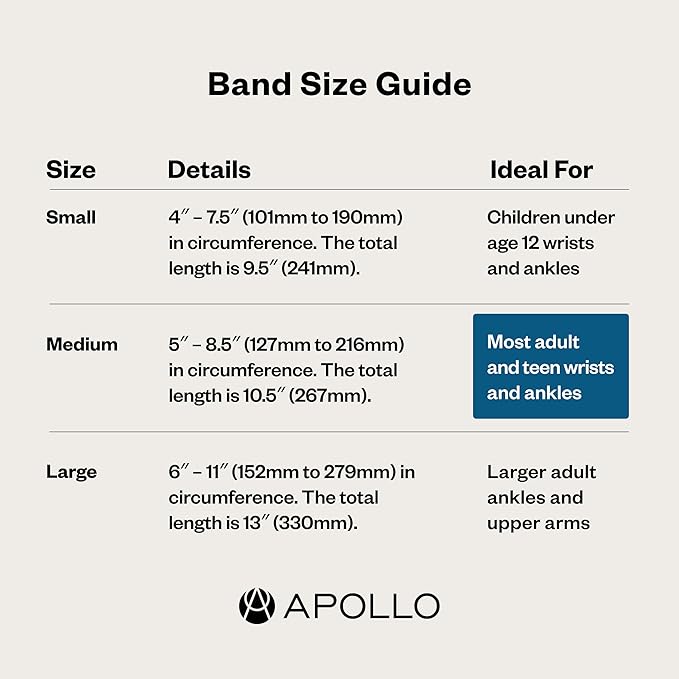 Bundle of Apollo Neuro Wearable (Glacier) & 12-Month SmartVibes AI Membership + Sleep Band (Gray)