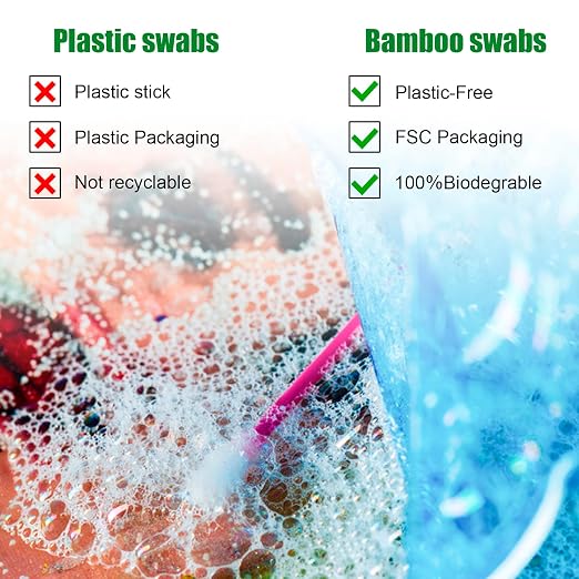 Bamboo Cotton Swabs 1000 Count - Image 6