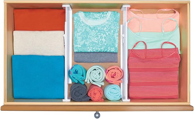 mDesign Expandable Dresser Drawer Divider - Image 7