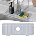 Amerner Kitchen Sink Splash Guard, Silicone Faucet Guard & Draining Mat by Amerner