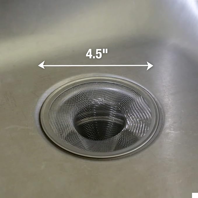 Danco Mesh Kitchen Sink Strainer 2-Pack, 4-1/2-Inch-2 Pack, Stainless Steel - Image 3