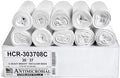 Aluf Plastics 30 Gal Clear Trash Bags, 8 Micron, 8 Micron, Industrial, by AlufPlastics