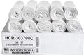 Aluf Plastics HCR-303708C High Density Star Sealed Coreless Roll Bags, 30 gal by AlufPlastics