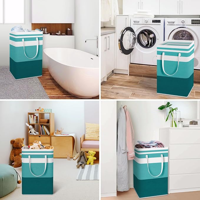 HomeHacks 2 Pack Large Laundry Baskets, Laundry Hampers Bags | Waterproof - Image 6