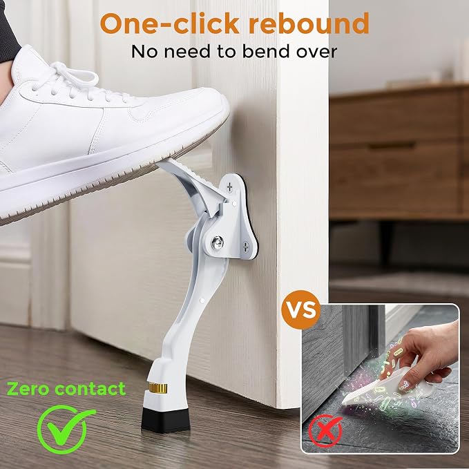 Door Stoppers, 4 Inch Kickdown Door Stop - Image 3