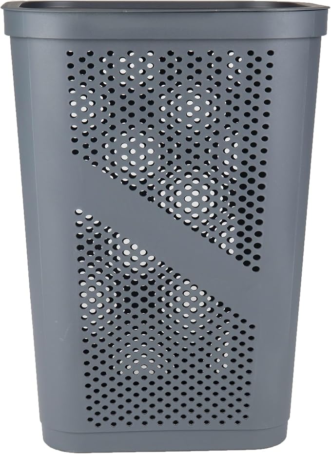 Mind Reader 60L Slim Laundry Hamper, Clothes Basket, Ventilated - Image 5