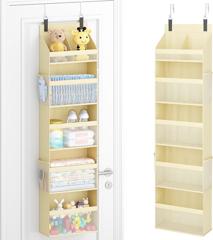Lifewit 5 Tier Over the Door Organizer, Diaper Hanging Storage by Lifewit