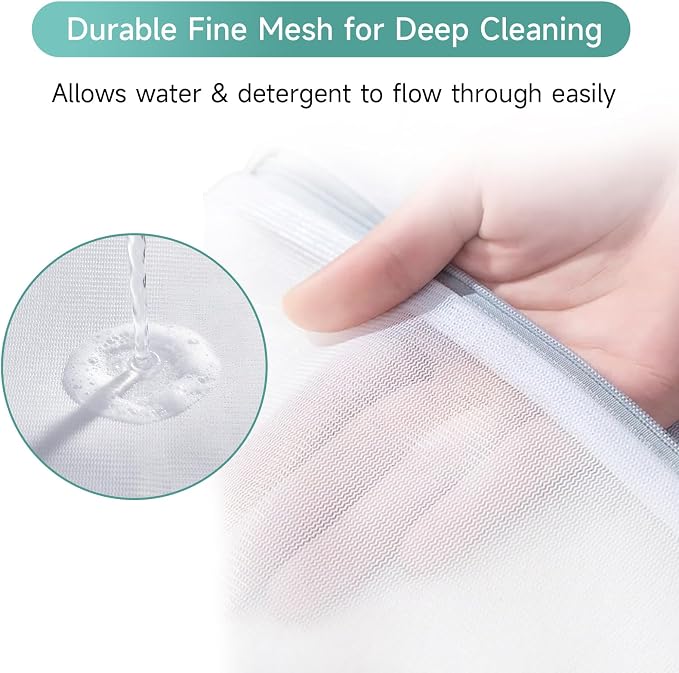 GOGOODA 2 Pack Extra Large Mesh Laundry Bags 24 x 31 in Fine Mesh Wash Bags - Image 4