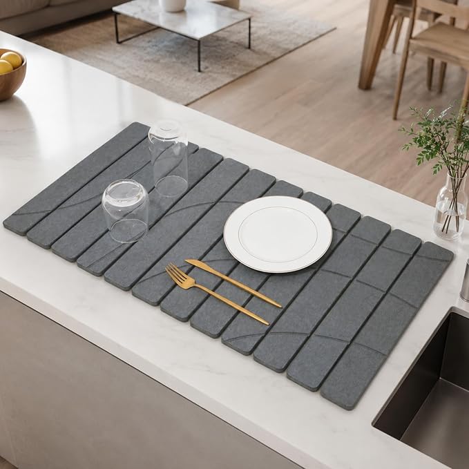 Extra Large Stone Dish Drying Mat - Image 8