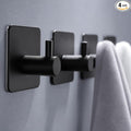 4 Pack Adhesive Towel Hooks, Heavy Duty Stainless Steel No Drill by DELITON