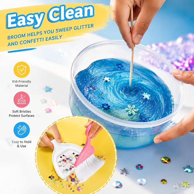3 Pcs Mini Broom and Dustpan Set, Small Handheld Dust Pan - Image 4