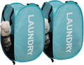 2Pcs Dirty Clothes Hampers for Laundry Foldable Mesh Pop Up Hampers | by Aplter