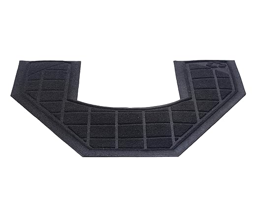 Guardian UPSAFETBLK 22" x 23" Toilet Restroom mat- Case of 6.