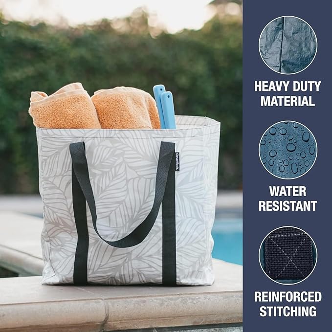 CleverMade Storage Tote - 42L - Transparent | Load Groceries - Image 4