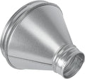 8" to 3" Inch Round Duct Reducer - Male Fit Galvanized Steel Pipe Increaser - Coupling for Round Duct Ventilation Systems - Heating & Cooling, HVAC
