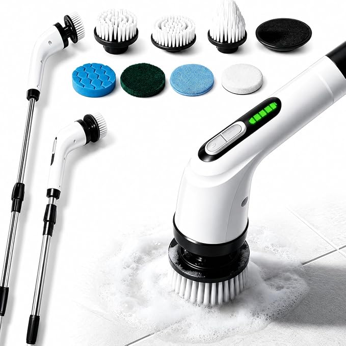 Highyes Electric Spin Scrubber for Bathroom by Highyes