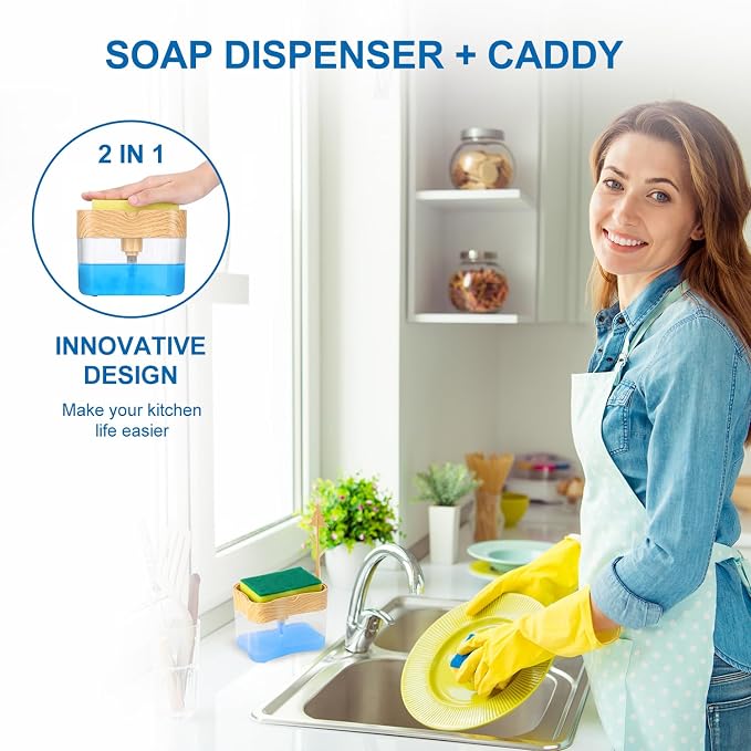 Innovative Bambo Style Dish Soap Dispenser - Image 4