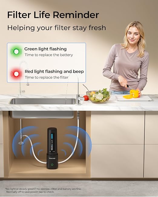 Waterdrop UL12B Under Sink Water Filter, Upgraded - Image 7