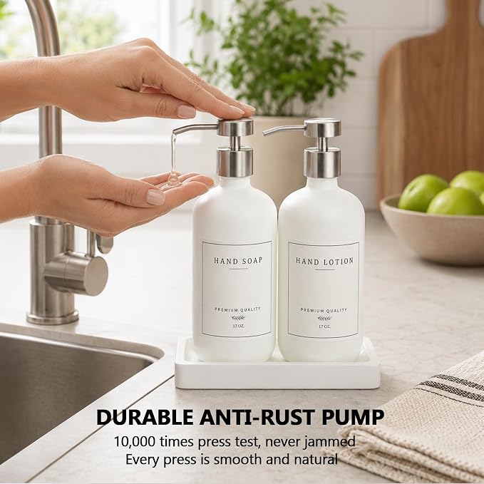 Glass Soap Dispenser Bathroom - Image 5