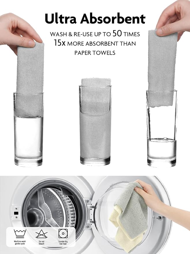 Fantasticlean Kitchen Towels Roll, 40 Sheets - Image 8