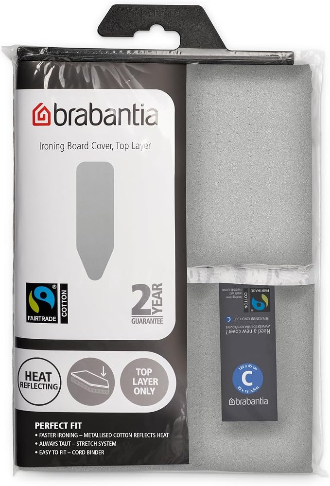 Brabantia Replacement Ironing Board Cover | Top Layer Only | Fits XL Comfort - Image 2
