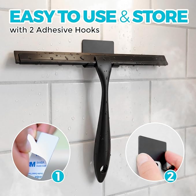 2pcs Shower Squeegee for Glass Doors - Image 7