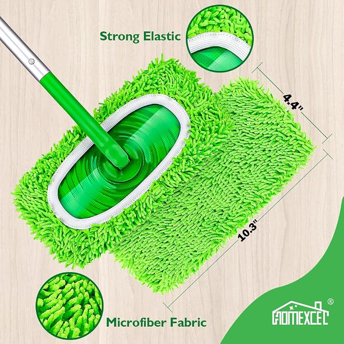 HOMEXCEL Reusable Microfiber Mop Pads Compatible - Image 3