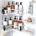 YASONIC Corner Shower Caddy Adhesive, 100% Rustproof Shower Organizer by YASONIC