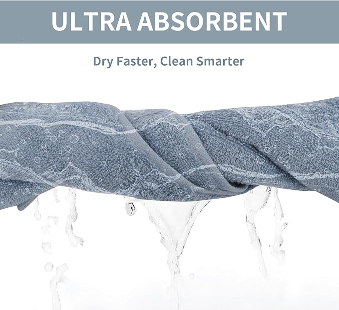 3 Pack Hand Towels, 100% Cotton Bathroom Towels 13x29 Inch | 100% cotton towels - Image 5