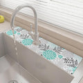 24" X 5.5" Kitchen Sink Splash Guard Faucet Mat Flora Super Absorbent Fast by Unknown