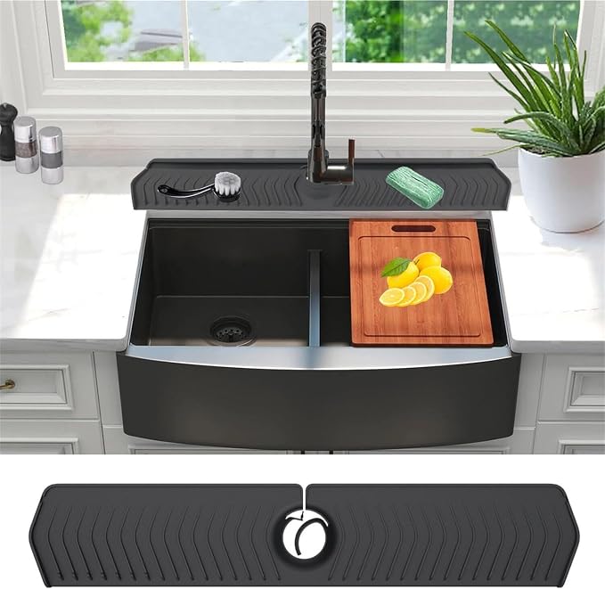 Large Size Kitchen Sink Splash Guard by EORROE
