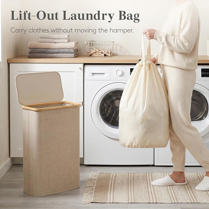 Lifewit 65L Slim Laundry Hamper - Image 3