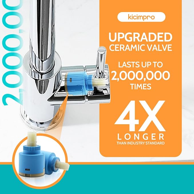 Chrome Kitchen Faucet, Kitchen Faucets - Image 3