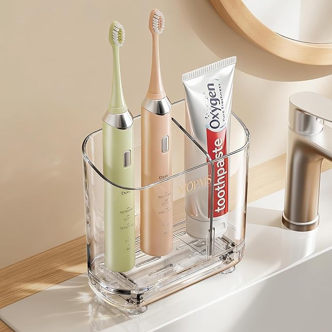 MOPMS Toothbrush Holders with Drainage by MOPMS