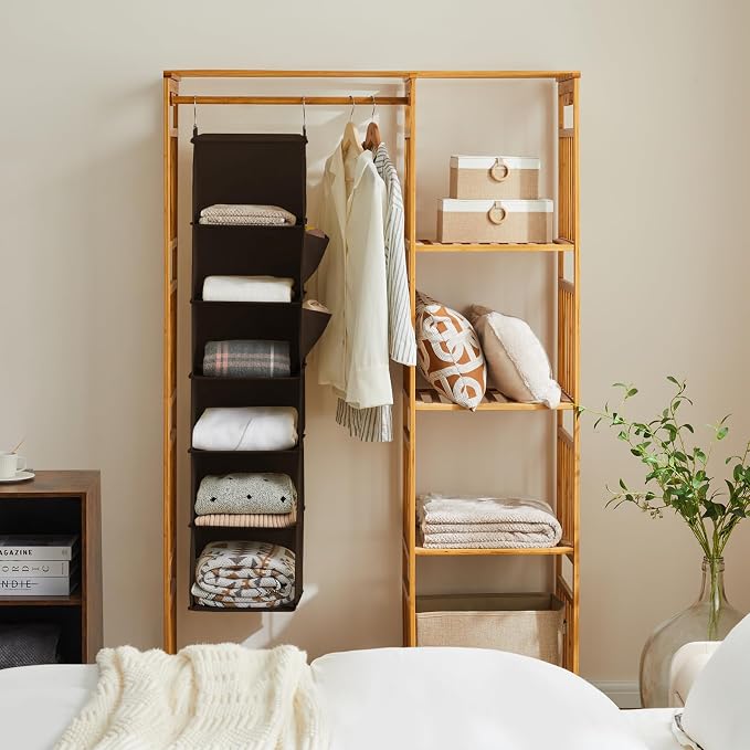 YOUDENOVA Hanging Closet Organizer and Storage, Clothes Organizer - Image 2