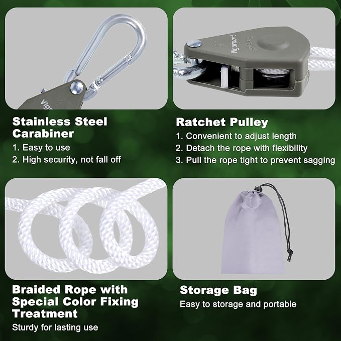 Vigorport Retractable Travel Clothesline, Portable Clothes Laundry Line - Image 3