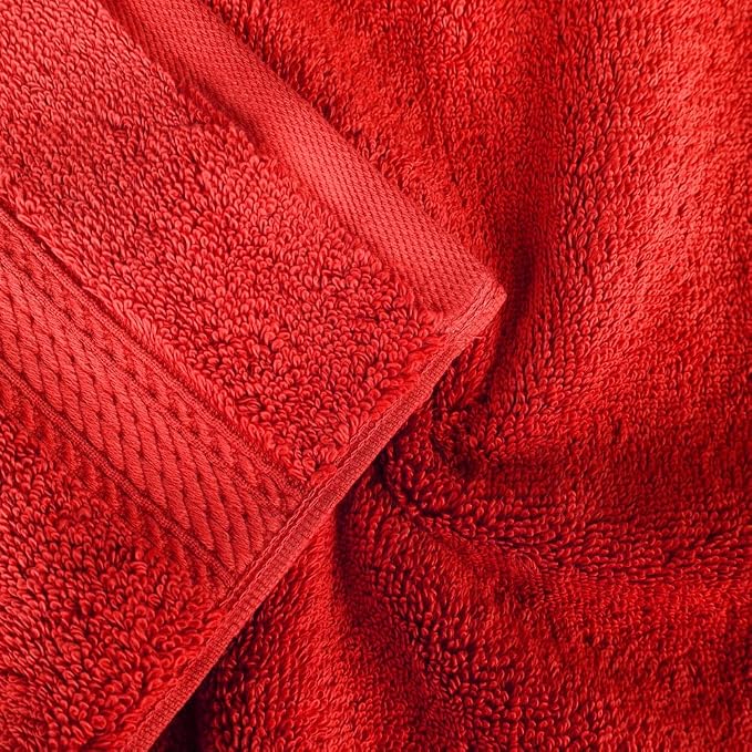 Superior Egyptian Cotton Plush & Absorbent, Face Towel Set of 6, Soft Luxury - Image 4