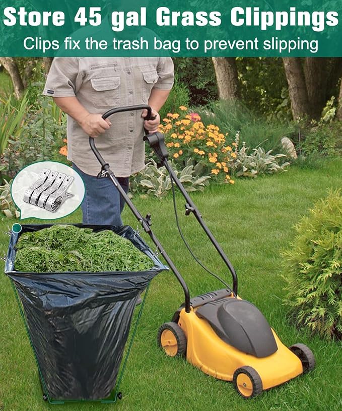 Outdoor Garden Trash Bag Holder Stand, Lawn Leaf Bag Holder - Image 5