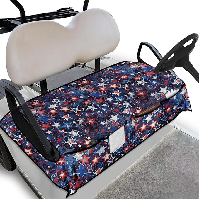 Golf Cart Seat Cushion Cover with Non-Slip Backing and Waterproof Protection, Designed for Golf Carts and Outdoor Utility Vehicles