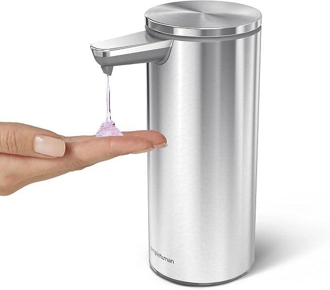 simplehuman 9 oz. Touch-Free Rechargeable Sensor Liquid Soap Pump Dispenser - Image 2