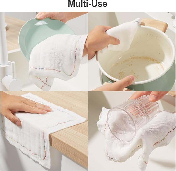 JOYMOOP Cleaning Cloths, Reusable Multi-Purpose Cleaning Rags, Highly Absorbent - Image 2